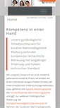 Mobile Screenshot of mammadiagnostik-marburg.de